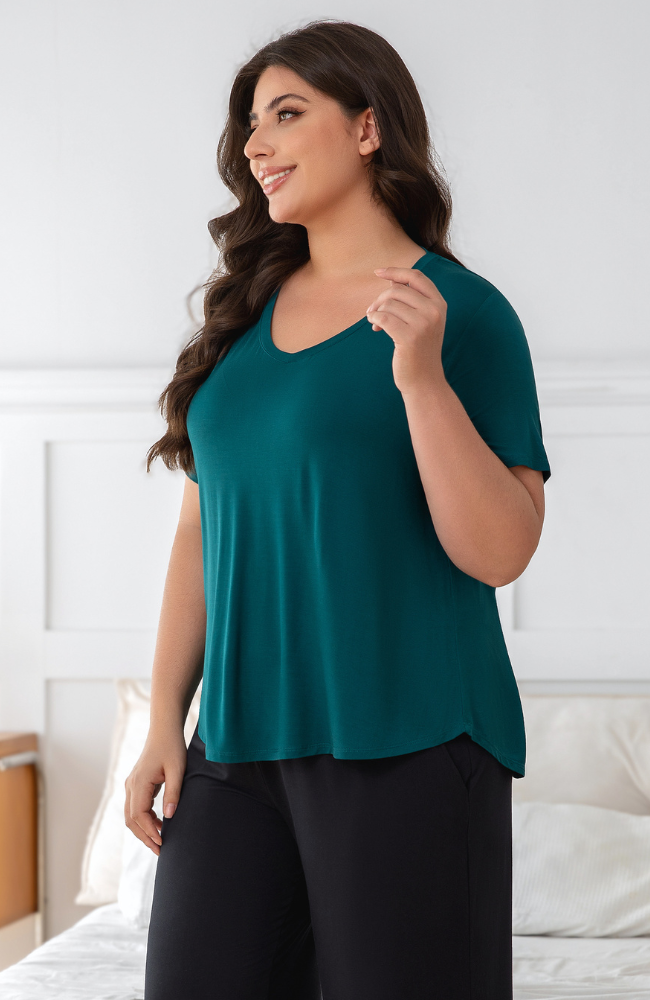 Ladies Bamboo V-Neck Tee