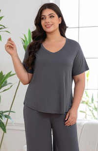 Ladies Bamboo V-Neck Tee