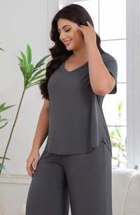Ladies Bamboo V-Neck Tee