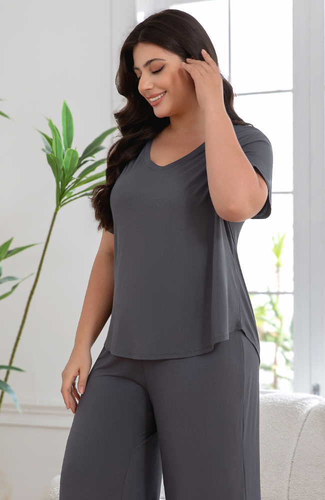 Ladies Bamboo V-Neck Tee