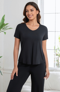 Ladies Bamboo V-Neck Tee