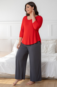 Wide Leg Bamboo Pants