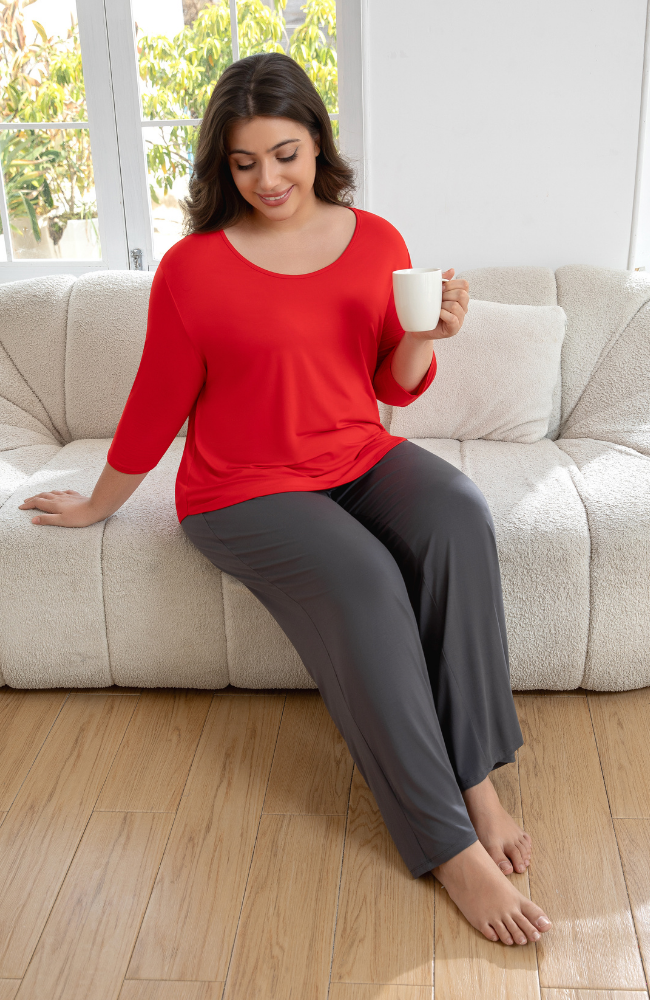 Wide Leg Bamboo Pants