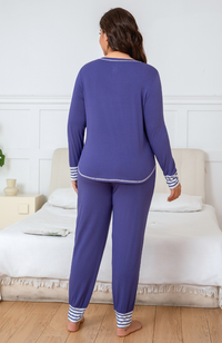 Striped Cuff Bamboo PJs