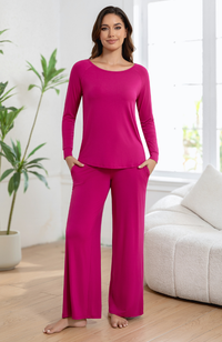 Long Sleeve Bamboo Slouch Set