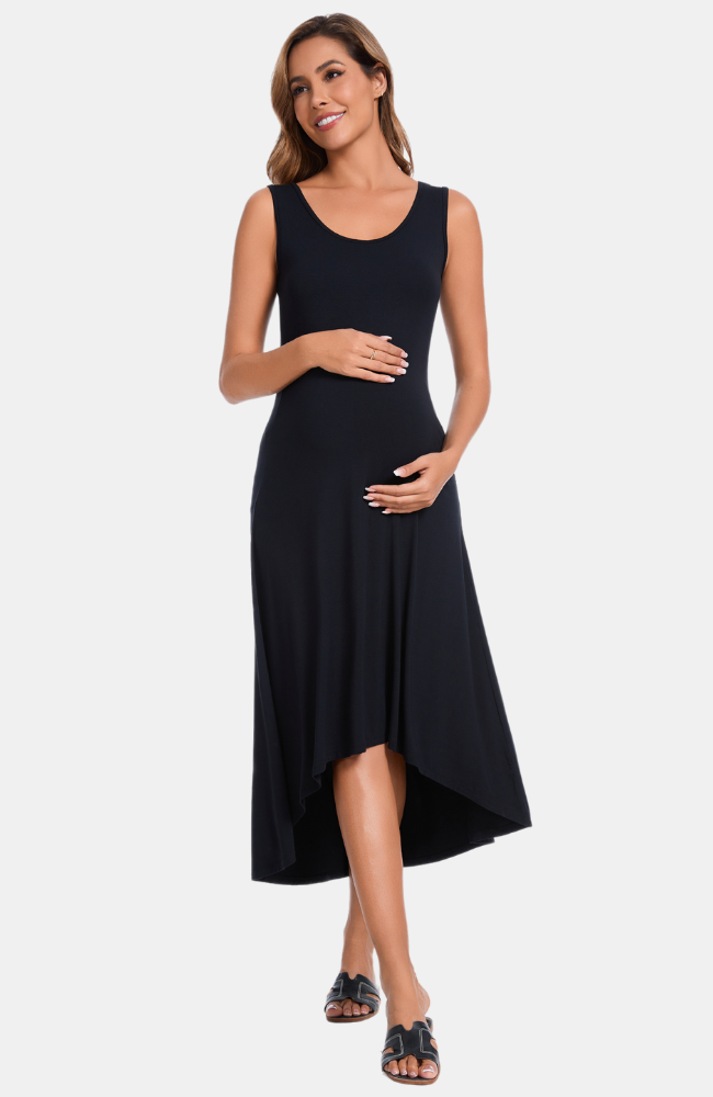 Bamboo Hi-Low Maternity Dress – Bamboo Island Australia