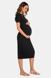 Ribbed Bamboo Maternity Dress