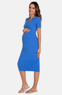 Ribbed Bamboo Maternity Dress