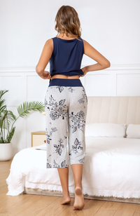 Bamboo Crop PJ Pants
