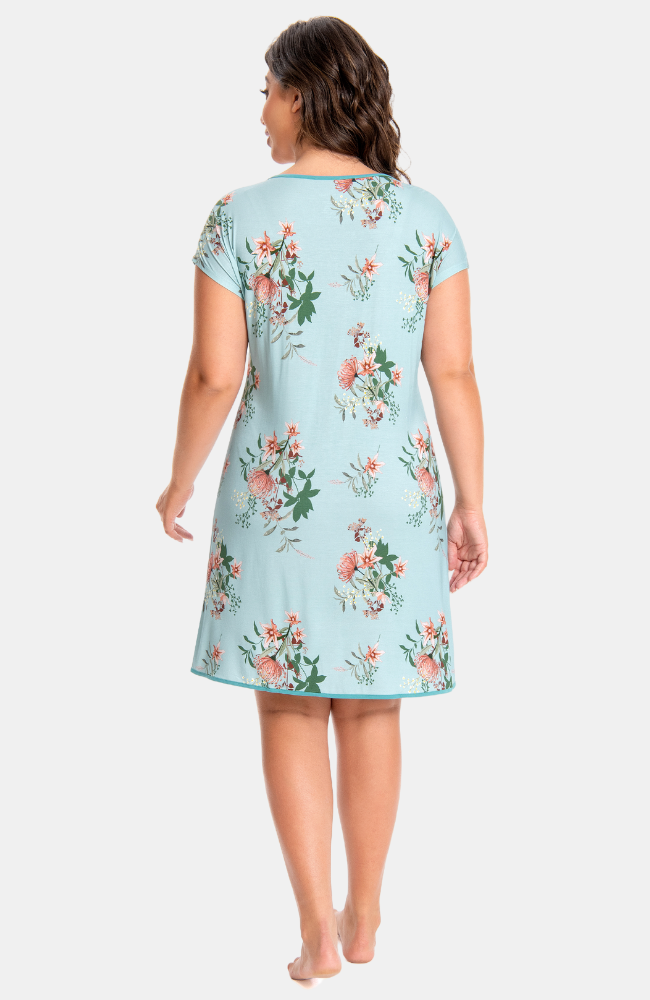 Print Bamboo Nightie – Bamboo Island Australia