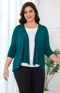 Mid Sleeve Bamboo Cardigan