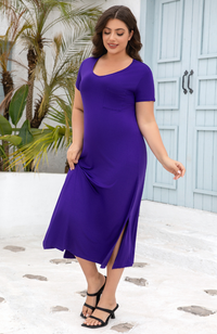 Long Bamboo T-Shirt Dress