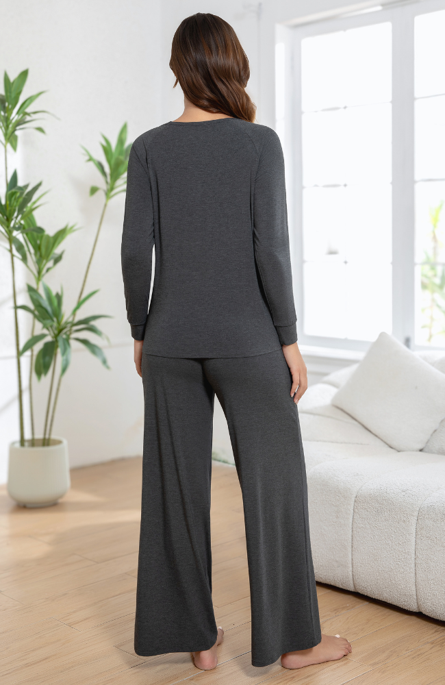 Long Sleeve Bamboo Slouch Set