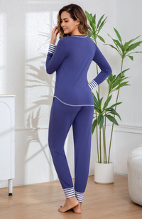 Striped Cuff Bamboo PJs