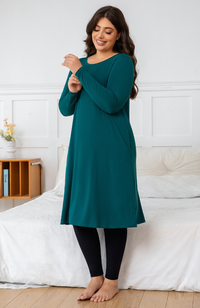 Long Sleeve Bamboo Pocket Dress