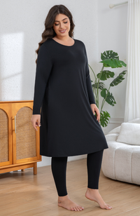 Long Sleeve Bamboo Pocket Dress