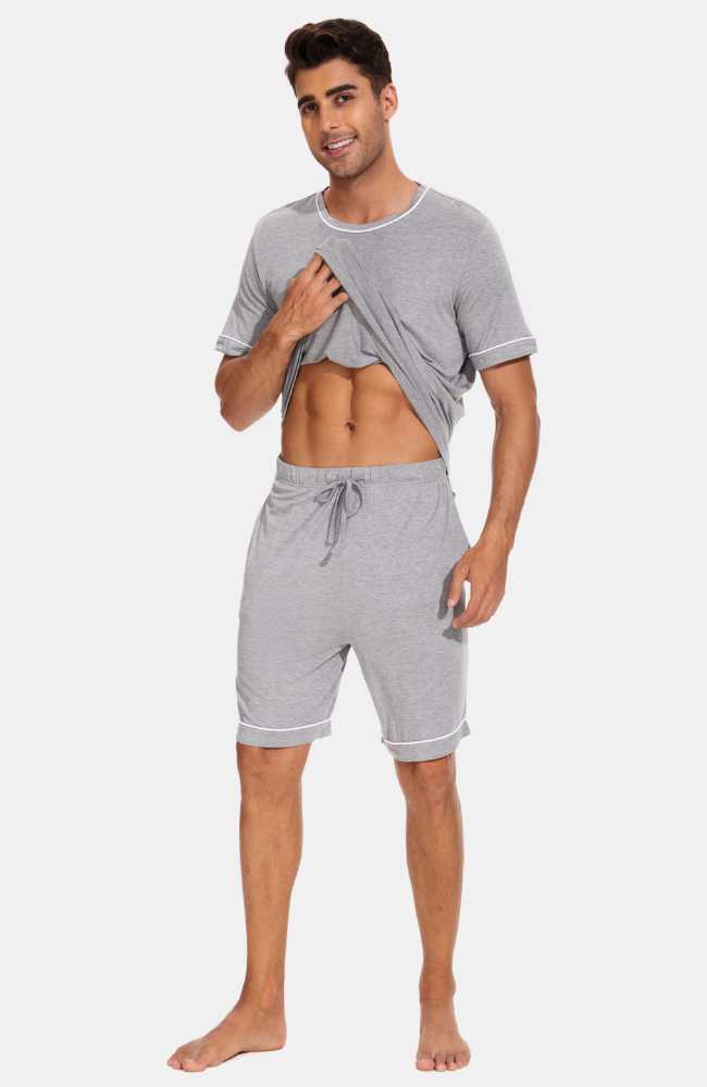 Men s Bamboo Pyjama Set Superior Comfort Bamboo Island Australia