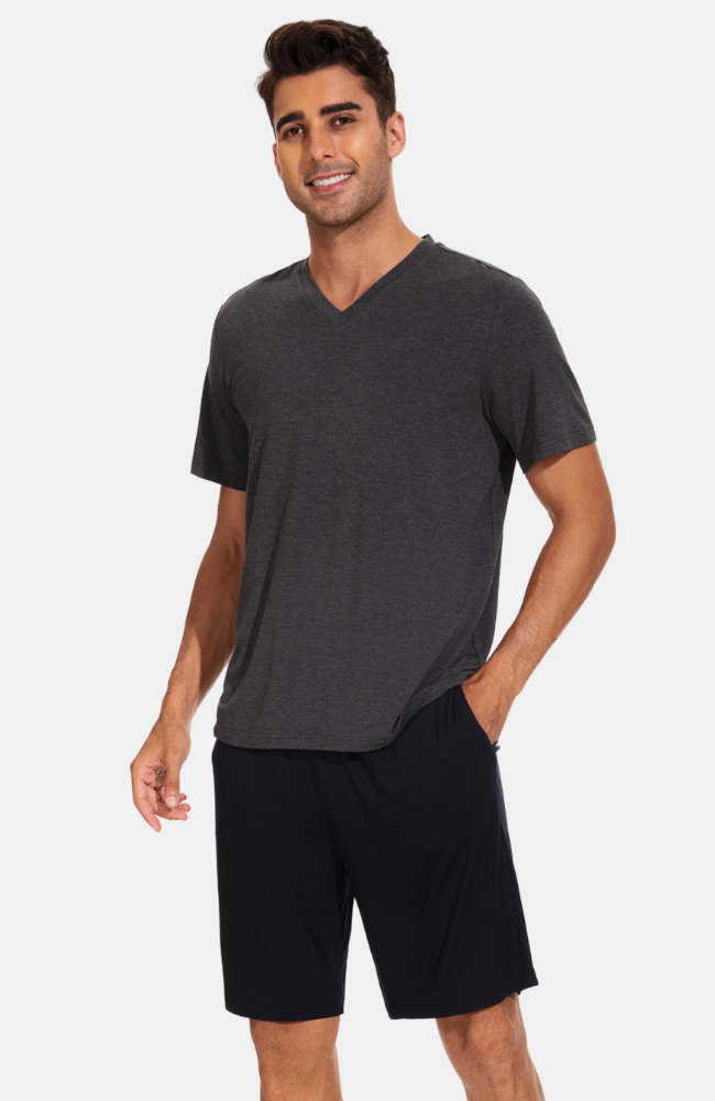 Men's Bamboo V Neck T-Shirt | Amazing to wear | Bamboo Island Australia