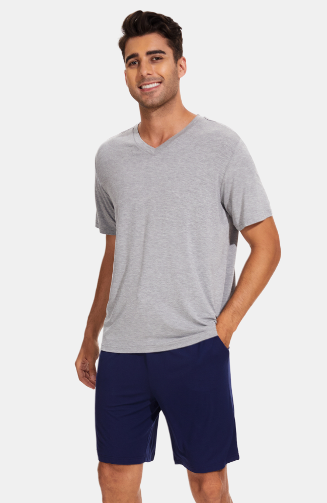 Men's Bamboo V Neck T-Shirt | Amazing to wear | Bamboo Island Australia