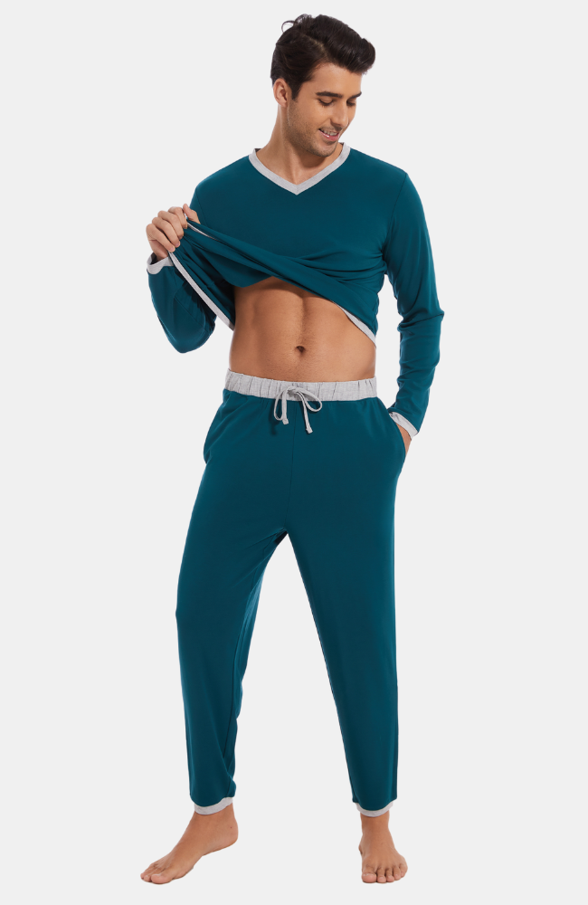 Men's Bamboo Pyjama Set Superior Comfort Bamboo Island Australia