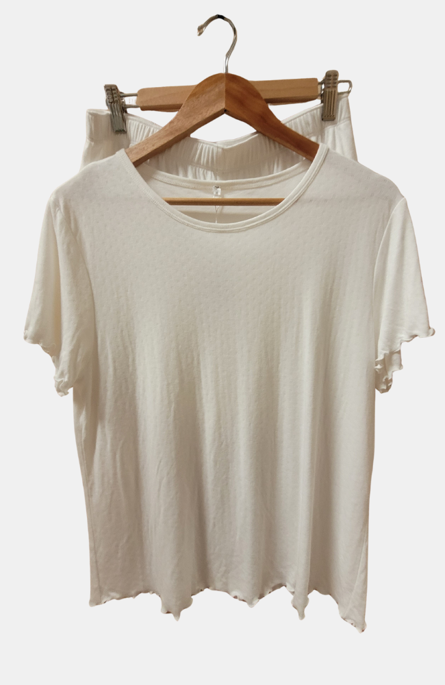 Sample: Bamboo Cotton Capri PJs (L/14)