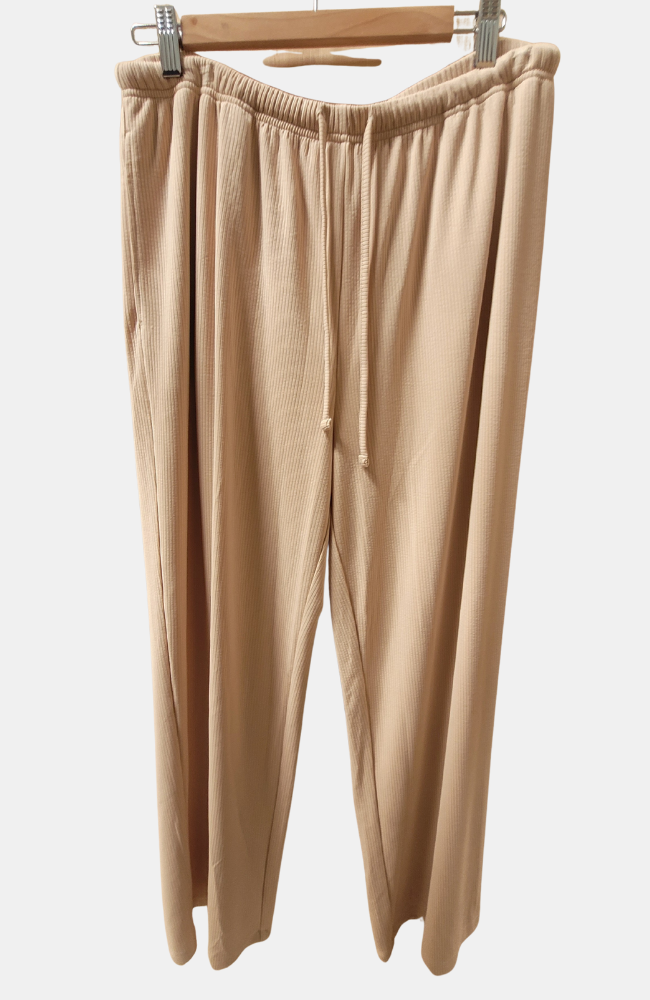 Sample: Ribbed Modal/Polyester Lounge Pants (L/14)