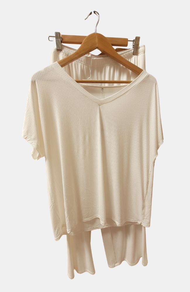 Sample: Ribbed Bamboo PJs (L/14)