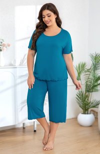 Bamboo Capri Pyjama Set