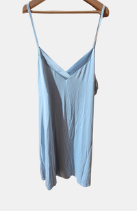 Sample: Satin Trim Bamboo Slip Nightie (M/L)