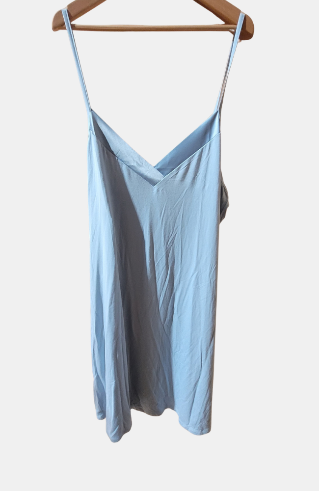 Sample: Satin Trim Bamboo Slip Nightie (M/L)