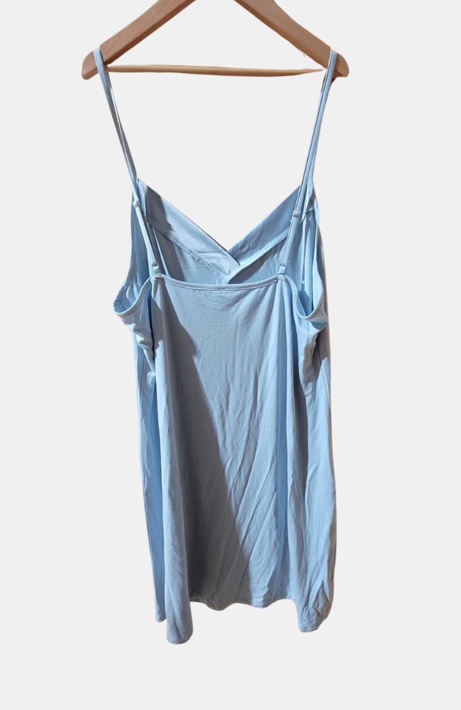 Sample: Satin Trim Bamboo Slip Nightie (M/L)
