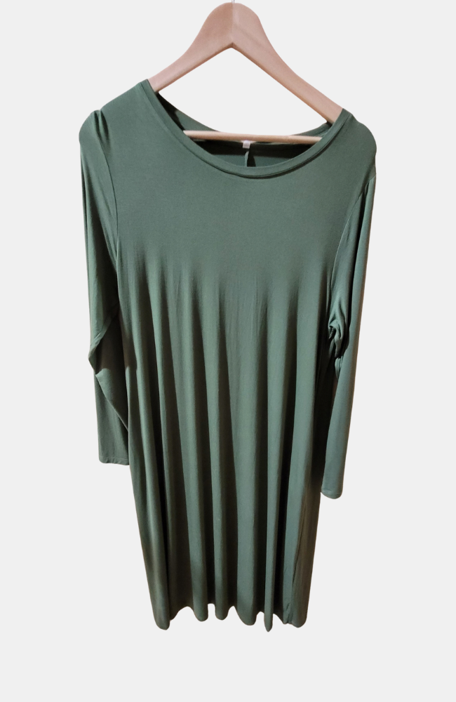 Sample: Long Sleeve Bamboo Pocket Dress