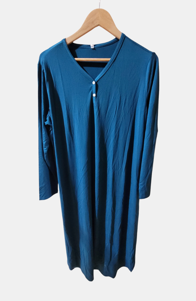 Sample: Long Bamboo Button Nightie (L)