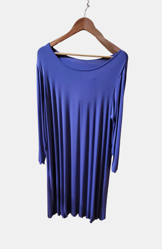 Sample: Long Sleeve Bamboo Frill Nightie (L)
