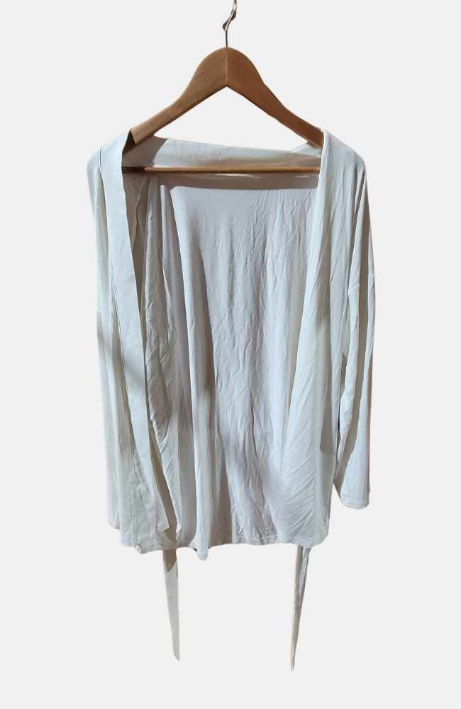 Sample: Light Bamboo Cardigan with Belt (L)