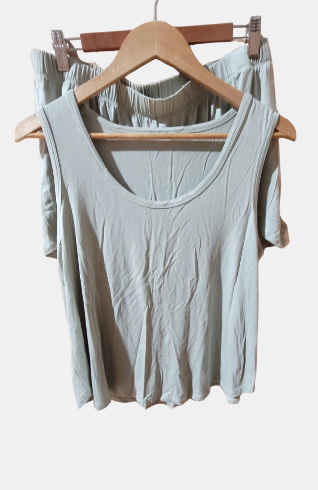 Sample: Summer Bamboo Shortie PJs (L)