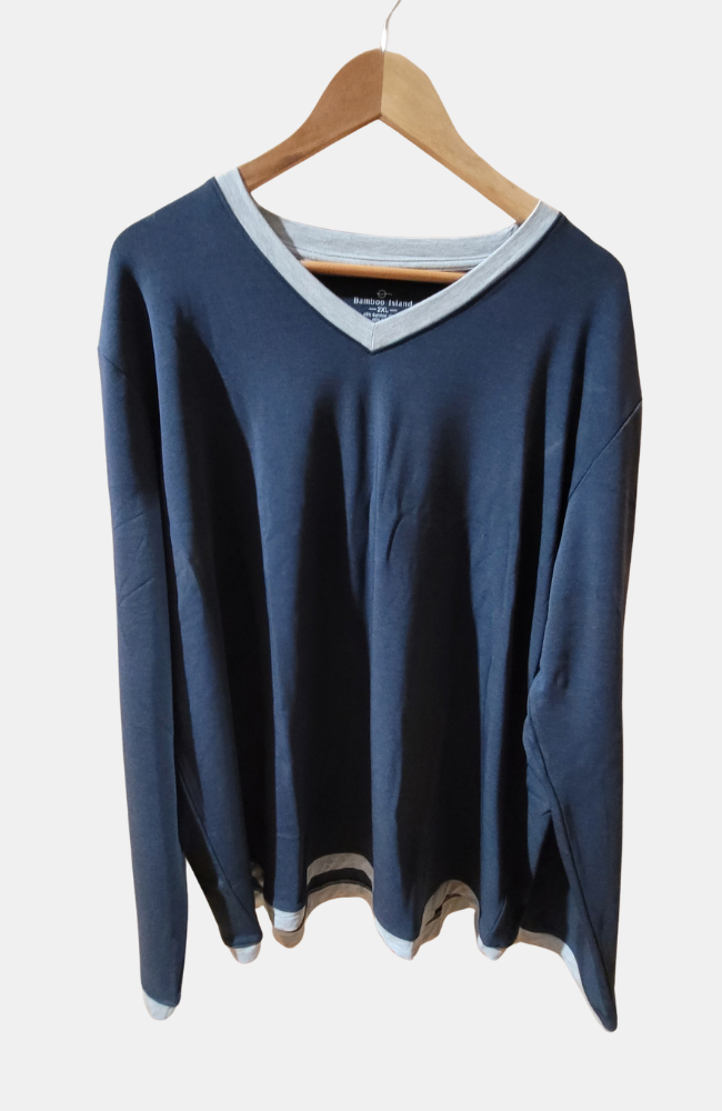 Sample: Men's Bamboo PJ Top/Sweater (2XL)