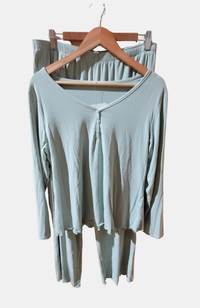 Sample: Soft Ribbed Long Bamboo PJs (L)