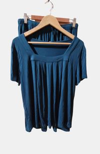 Sample: Pleat Tee Crop PJs (L)