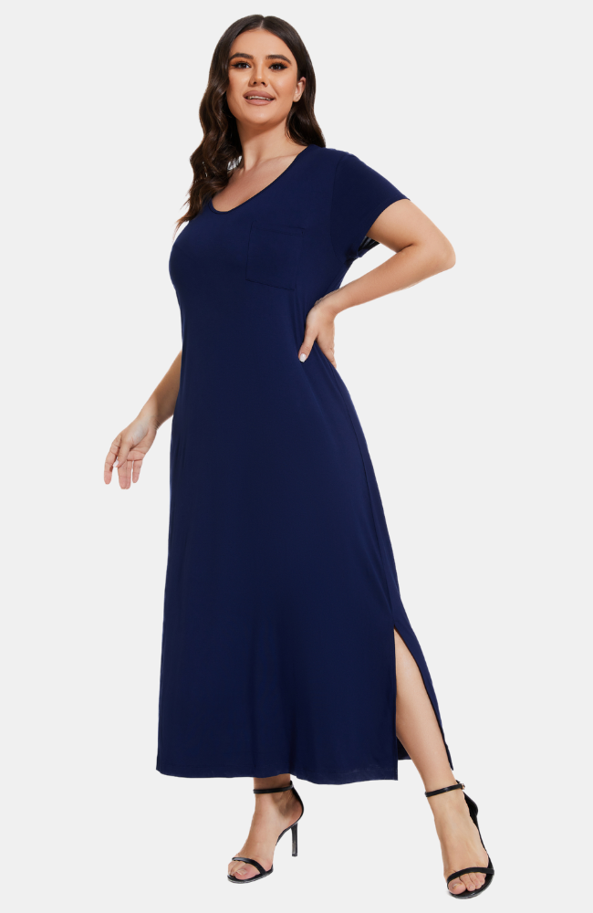 Long Bamboo T Shirt Dress Bamboo Island Australia