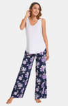 Bamboo Wide Leg PJ Pants - Print