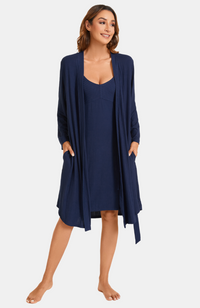 Ribbed Bamboo Robe