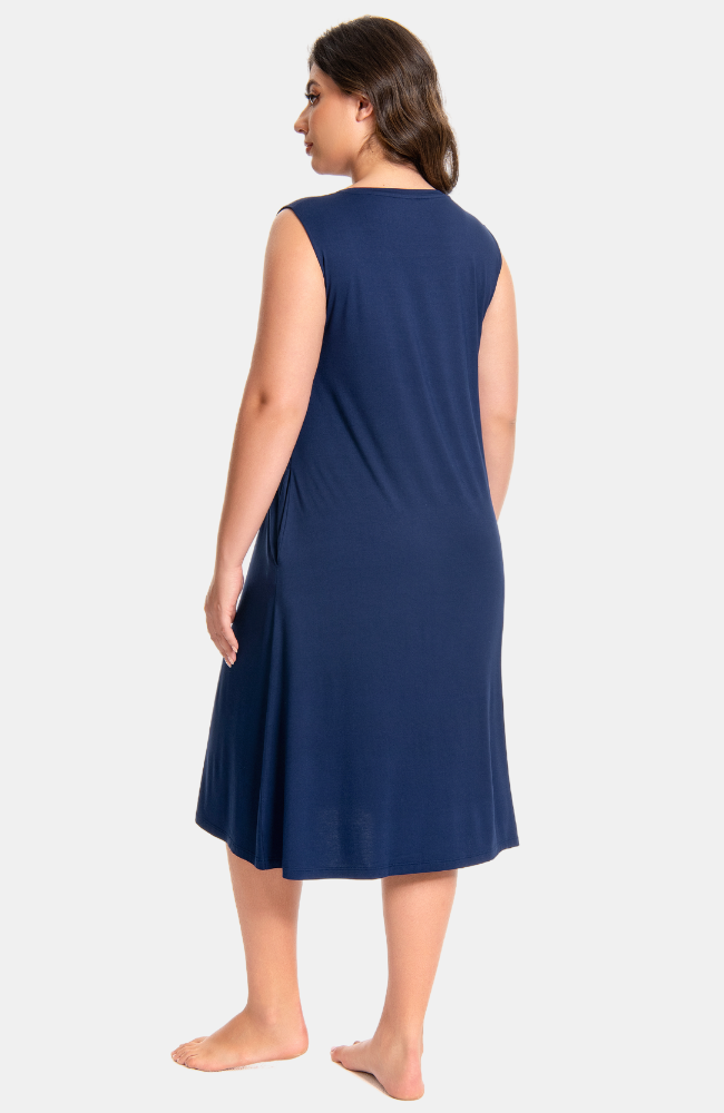 Sleeveless Bamboo Pocket Dress