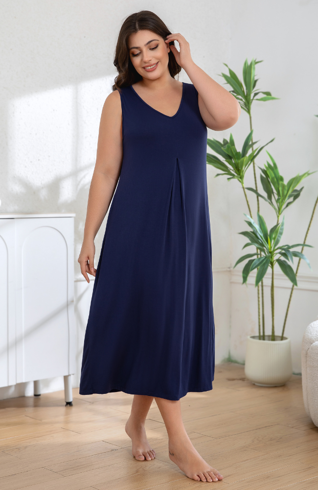 Bamboo Midi Pocket Dress