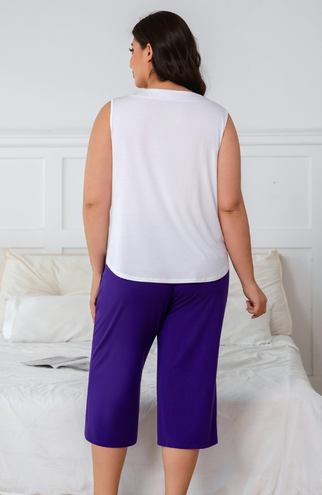 Sleeveless Bamboo Pleat Top