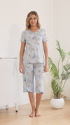 Bamboo Print Capri PJs