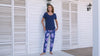 Video: Bamboo PJ Pocket Pants in Navy Floral Print, paired with a soft Navy Bamboo Tee. S-4XL.