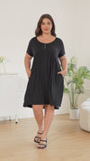Bamboo Babydoll Pocket Dress