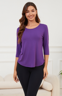 Mid Sleeve Bamboo Tee