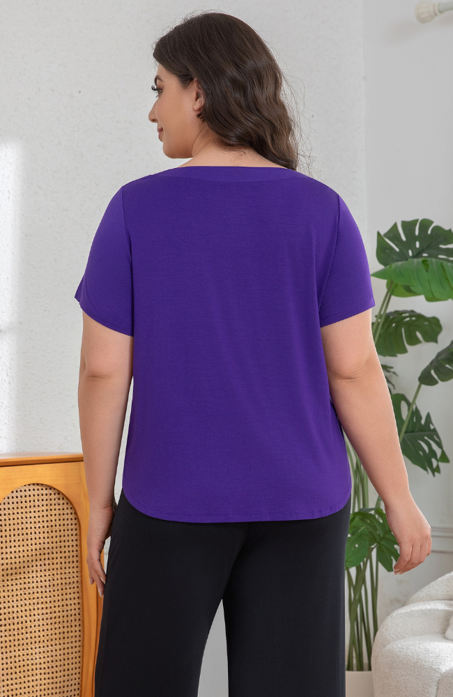 Bamboo Pleat Tee
